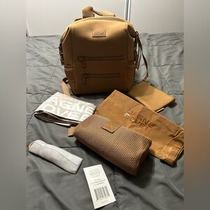 Dagne Dover Indi Diaper Backpack Small in Camel